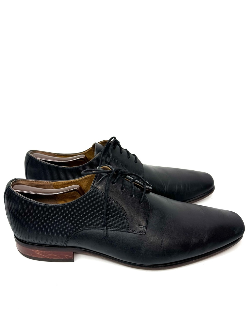 Florsheim Mens Shoes Postino Plain Toe Oxford Black Leather Size 11 D- 11898-001